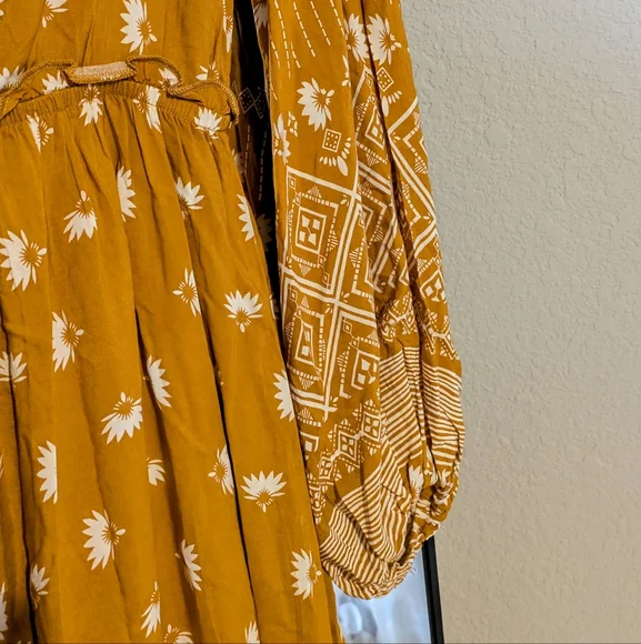Mustard Maxi Dress - Picture 2 of 4